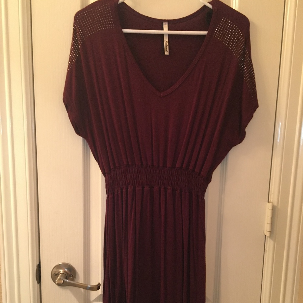 Maroon Dress